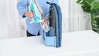 Tabletop Ironing Board Small Portable with 2 Heat-Resistant Covers & Holder – Non-Slip Feet, Compact Design for Home & Travel | Grey, Beige, Blue, Pink, Black