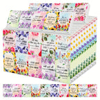 Inspirational Bible Verse Pocket Tissues 100pcs – Individually Wrapped 3-Ply Motivational Quote Tissues for Weddings, Church Events, Thanksgiving Gifts & Party Favors