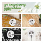 Spin Mop and Bucket Set with Wringer, 360° Dual-Drive Wringing System, 3 Microfiber Mop Heads for Hardwood Tile Marble Laminate Floor Cleaning