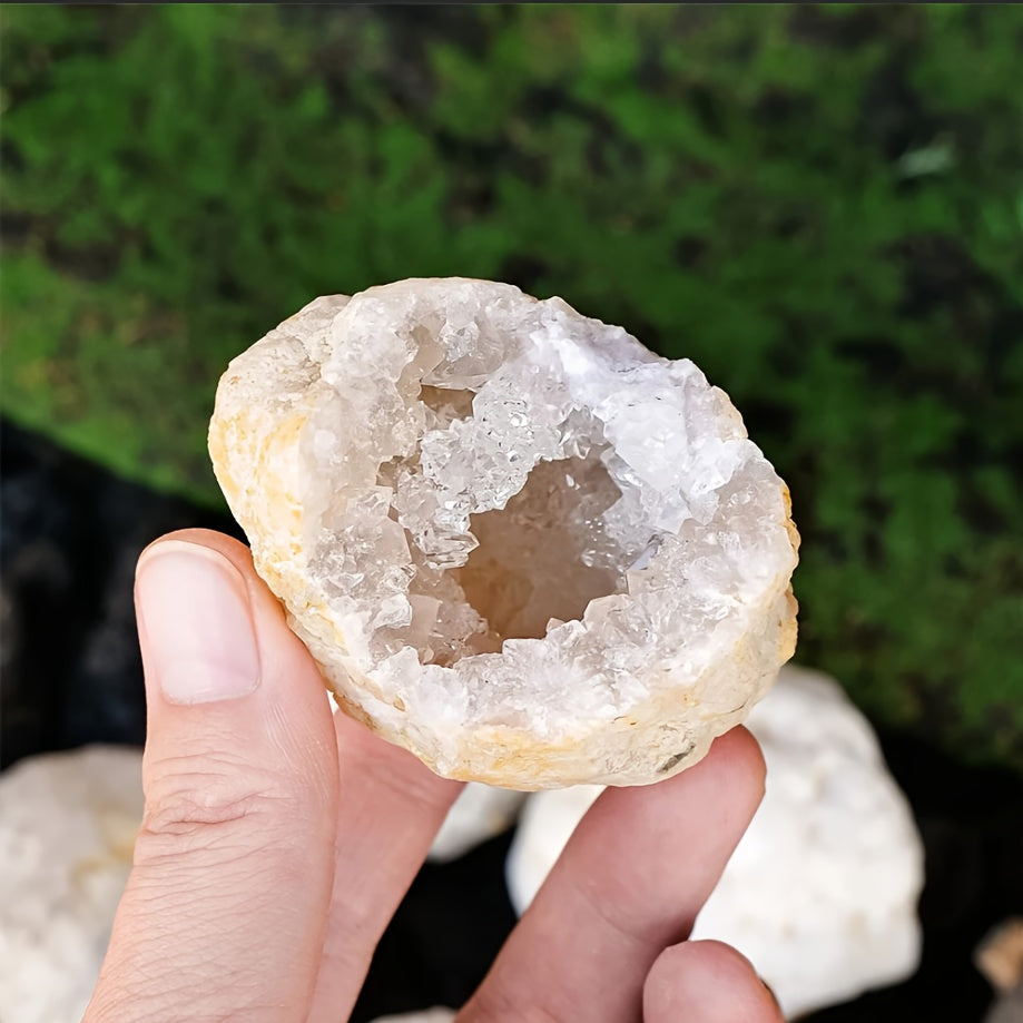 Natural Raw Crystal Stones Bulk Set 20-50pcs – Moroccan Agate Quartz Geode Rough Mineral Specimens, Crystal Cluster Cave Collection for Home Decor, Office Display & Crystal Collectors