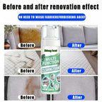 Dry Cleaning Stain Remover Spray 10oz, No Water Needed Waterless Cleaner for Sofa Mattress Carpet Clothes Curtains, Multi-Surface Fabric Stain Remover Safe Formula