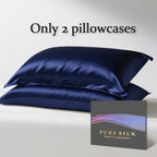 100% Mulberry Silk Pillowcase – Premium Silk Pillow Cover for Hair & Skin Care, Soft Smooth Cooling Breathable with Hidden Zipper, Luxury Sleep Bedding Standard Queen King Size