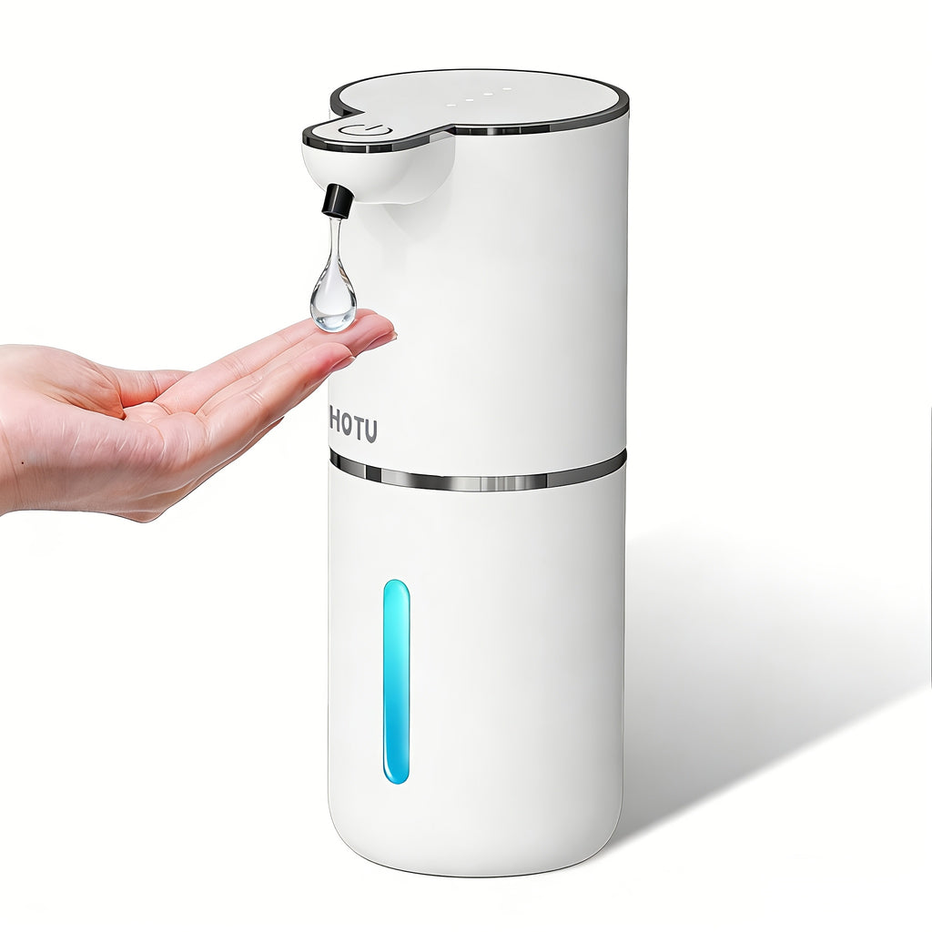 Automatic Soap Dispenser, USB Rechargeable Touchless Electric Soap Dispenser – Wall Mount or Desktop, Bathroom & Kitchen, Black or White
