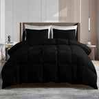 All Season Comforter with Corner Tabs & Box Stitching – Soft Fluffy Lightweight Hotel-Quality Duvet Insert for Twin Queen King, Breathable Year-Round Bedding
