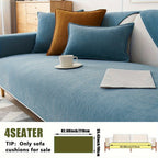 Chenille Ribbed Sofa Cover – Pet-Friendly Non-Slip Stretch Slipcover, Machine Washable Sofa Protector for 2, 3 & 4-Seater and Sectional Sofas, Modern Living Room Couch Cover