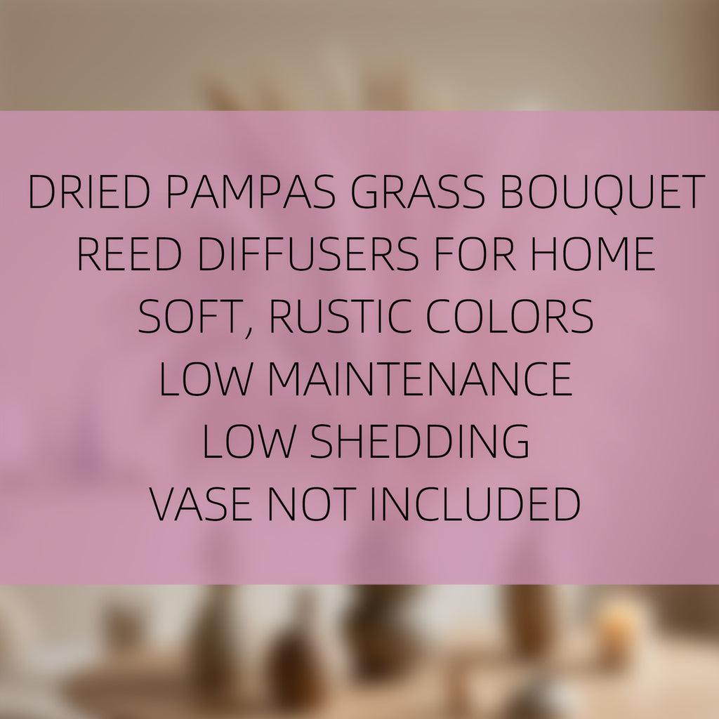 Pampas Grass Bunny Tails Dried Flower Bouquet 125/250pcs, Bohemian Natural Dried Floral Decor for Home, Wedding, Boho Centerpiece, Vase Filler & Farmhouse Arrangement