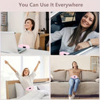 Cordless Portable Heating Pad with 6 Heat Levels & 6 Massage Modes – Wearable Electric Cramp Relief & Body Warmer for Women & Men, 4 Colors, Holiday & Valentine's Day Gift