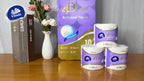 VINDA 4D Deluxe 4-Ply Ultra Soft Toilet Paper 10 Rolls – 100% Virgin Wood Pulp, No Lint Shedding, Fluorescent-Free, Septic Safe Bath Tissue for Home Bathroom