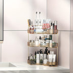Corner Shower Shelf Bathroom Organizer with 2 or 3 Tiers - Space Saving Corner Storage Rack for Cosmetics, Toothbrush & Toiletries, Lightweight Caddy for Bathroom, Bedroom & Kitchen