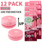 Air Freshener Odor Eliminator 4-Pack and 12-Pack Lasts Up to 30 Days Each for Bathroom Kitchen Garbage Can Cat Litter Box Car 6 Scents Lavender Lemon Paeonia
