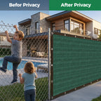 Privacy Screen Fence Heavy Duty HDPE Mesh Outdoor Shade Cloth Barrier 5x25ft 6x50ft with Rope Green Brown Black