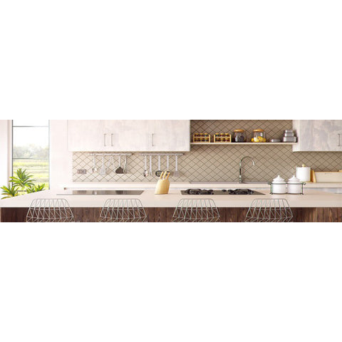 Paper Towel Holder Countertop - Mountain Design with Mango Wood Round Base & Iron Stand, No Tools Required, Kitchen Counter Organizer in Black, Gray, White, Blue & Natural