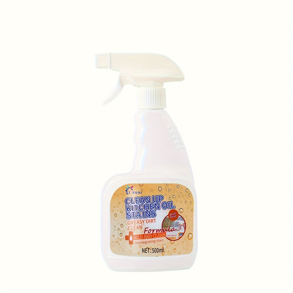 Kitchen Range Hood Degreaser Spray – Heavy Duty Oil Stain & Grease Remover for Range Hood, Stovetop, Oven & Metal Surfaces, Smoke Residue Cleaner, Unscented Strong Degreasing Cleaning Agent