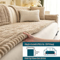 Soft Quilted Thick Sofa Cover Bohemian Style – Removable Machine Washable Pet-Friendly Sofa Protector for 1/2/3/4 Seater Split Sofa, All-Season Couch Cover for Living Room, Bedroom & Office