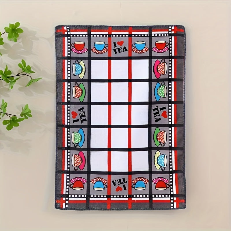 Kitchen Towels Set of 6 Colorful Printed Dishcloths Soft Absorbent Holiday Tea Towels Hand Towels Decorative Kitchen Decor Cleaning Supplies