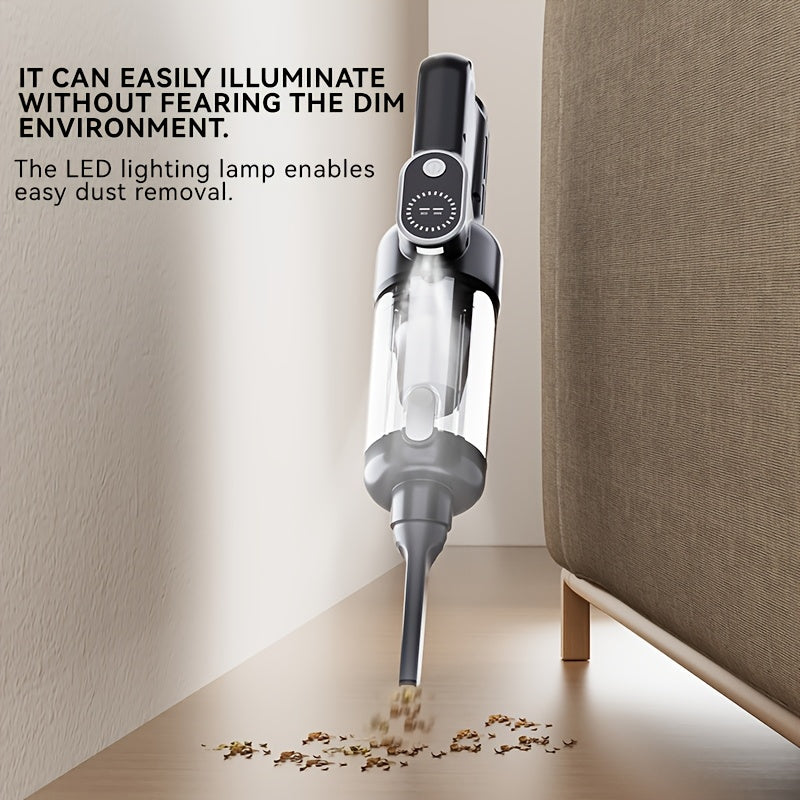 Handheld Cordless Vacuum Cleaner 13KPa Powerful Suction USB Rechargeable Wireless Mini Vac for Home Car Automotive Dust Debris