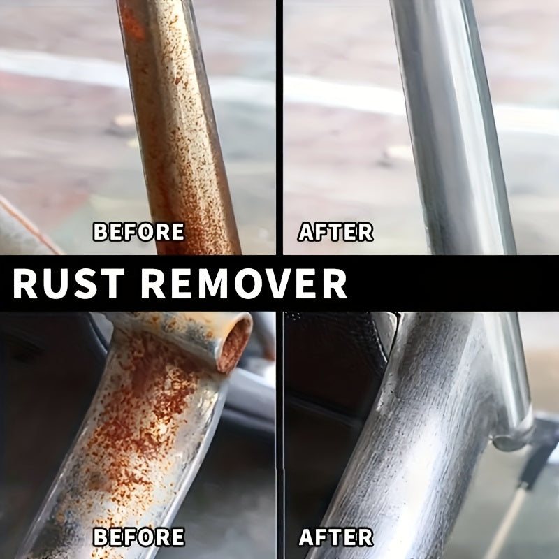 Glycerin-Based Heavy-Duty Rust Remover Spray 3.4oz – No-Residue Formula for Chrome, Iron, Alloy & Steel | Automotive, Hardware Tools & Kitchenware Rust Removal