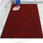 Striped Non-Slip Floor Mat with Rubber Bottom - Dust Removal Entrance Door Mat for Kitchen, Entryway & Indoor Use, Easy Clean Durable Carpet Mat in Multiple Sizes & Colors