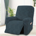 1 Seat Sofa Slipcover Stretch Recliner Cover Elastic Armchair Slipcover Washable Spandex Couch Cover with Pocket for Living Room Office Home - 5 Colors Dark Gray Beige Coffee Green Navy Blue