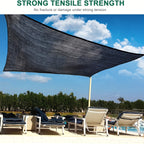 40% Shade Cloth with Grommets for Greenhouse, Garden & Pergola – Mesh Sunshade Netting for Plant Heat Protection, Chicken Coops & Outdoor Patios