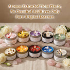 Manifestation Candle – Scented Soy Wax Candle with Golden Crystal & Guidance Card, 3oz, 12+ Hr Burn, for Focus, Meditation & Yoga | Abundance & Law of Attraction Gift for Women (1 or 2 Pack)