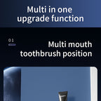 Smart Toothbrush Sterilizer & Organizer with Automatic Toothpaste Dispenser, 5-Slot Holder, 2 Rinse Cups, USB Rechargeable & Clock Display – Modern Bathroom Caddy