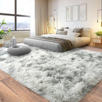 Fluffy Shag Area Rug 8x10 Ft Fuzzy Plush Non-Slip Soft Furry Carpet Living Room Bedroom Modern Shaggy Rug Christmas Gift