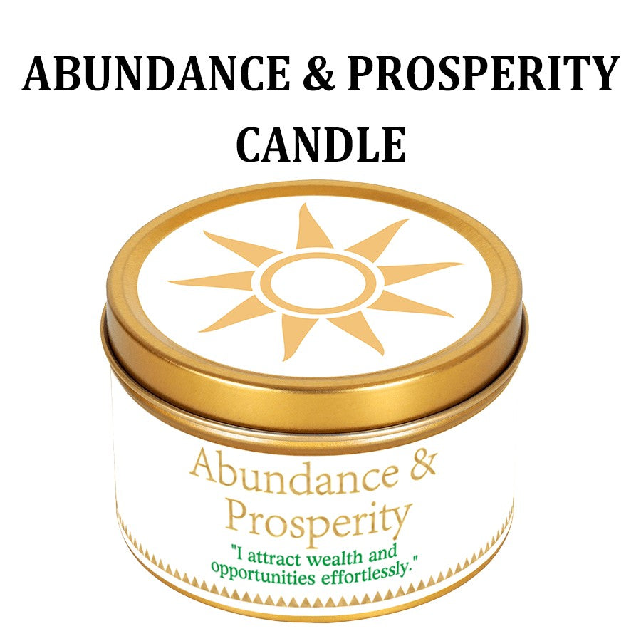 Manifestation Candle – Scented Soy Wax Candle with Golden Crystal & Guidance Card, 3oz, 12+ Hr Burn, for Focus, Meditation & Yoga | Abundance & Law of Attraction Gift for Women (1 or 2 Pack)