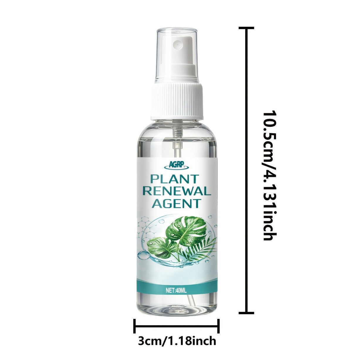Plant Leaf Shine Spray 40ml – Removes Dust & Yellow, Restores Natural Gloss for Indoor & Outdoor Potted Plants