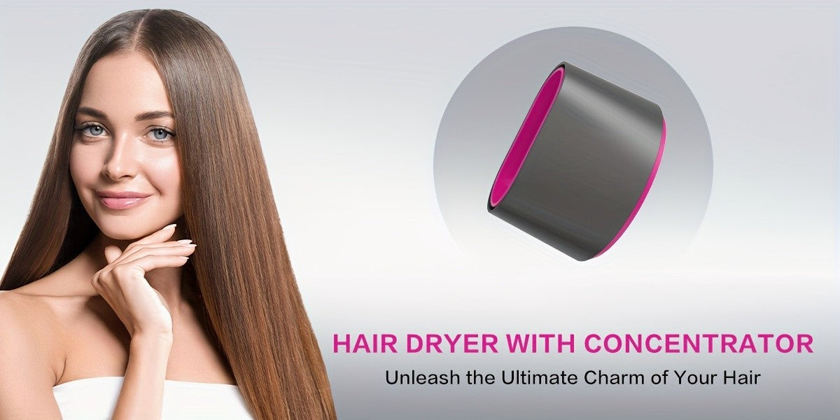 1875W Ionic Hair Dryer with Diffuser for Curly Hair – Quick-Drying Professional Blow Dryer, Foldable Lightweight Travel Hair Dryer for Women & Men, Leakage-Protected US Plug, Pink
