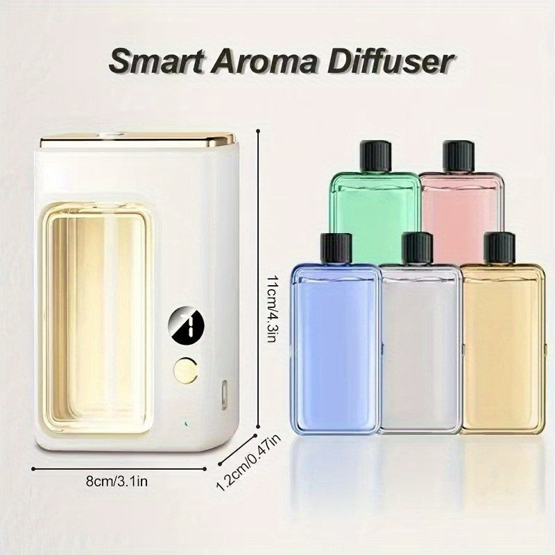 Essential Oil Refill 4-Pack for Aroma Diffusers – Classic Scents Hilton, Gardenia, Shangri-La & True Self | Alcohol-Free Large Capacity Formula | Compatible with All Diffusers for Car & Home Use