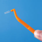 Interdental Brushes 36 Pack L-Shaped - Soft Nylon Bristle Floss Picks for Braces Teeth Cleaning Sensitive Gums Adults Multiple Sizes