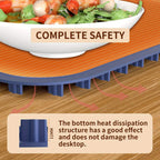 Roll-Up Electric Food Warming Mat with 6 Temperature Levels & 6-Hour Timer – Full Surface Heating Tray for Holiday Parties, Buffets & Entertaining
