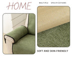 Bohemian Sofa Cover for Armchairs & Single Sofas, Anti-Slip Machine Washable Slipcover, Soft Solid Color Pet-Friendly Couch Protector for All Seasons, Modern Minimalist Home Decor