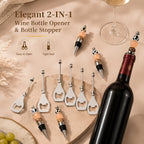 Beadable DIY Bottle Opener Beaded Wine Stopper Bulk Set 10pc 20pc Party Favors Wedding Bar Gifts Christmas Halloween Thanksgiving Teacher Gift