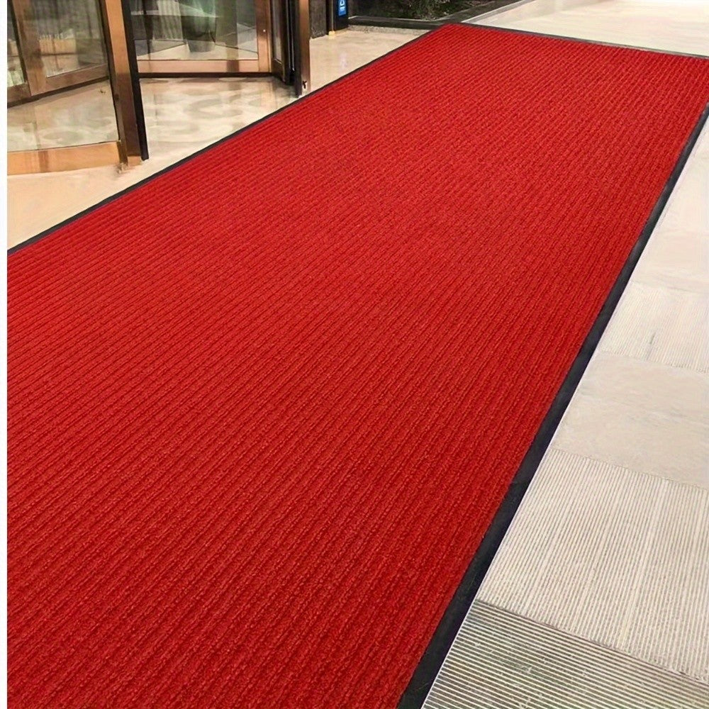 Heavy-Duty Outdoor Entrance Mat – Non-Slip PVC, Striped Polypropylene | Entryway, Patio & Business | All Seasons | 3 Colors, 7 Sizes | Nuvia Haven