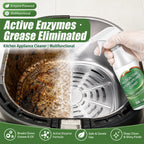 Kitchen Appliance Cleaner Spray 3.38 oz – Removes Grease & Grime, Restores Shine on Stainless Steel, Glass & Coated Panels, Safe for Cooktops, Ovens, Microwaves, Air Fryers & Fridges