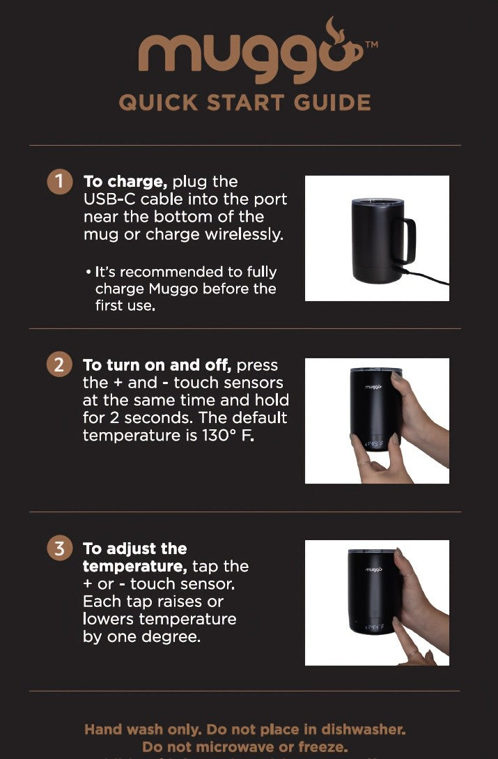 Self Heating Coffee Mug 12oz USB-C Rechargeable – Smart Temperature Maintaining Electric Mug with LED Display for Coffee & Hot Beverages