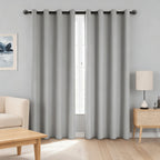 Thermal Insulated Blackout Curtains 2 Panels – 100% Room Darkening Soft Thick Drapes for Bedroom Living Room Office, Modern Window Curtains Easy Care, 3 Sizes 52x63 52x84 52x95 Inches