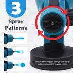 HVLP Electric Airless Paint Sprayer Gun with 3 Spray Patterns 27oz Container for House Walls Fence Furniture Cabinets Doors Car DIY Projects – Easy Clean Cordless Electric Spray