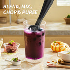 400W Immersion Hand Blender Stick Mixer with 304 Stainless Steel Blades, 2 Speeds & Turbo Mode, Detachable Base – 5-in-1 Set Available, Perfect for Soups, Smoothies, Purees & Baby Food