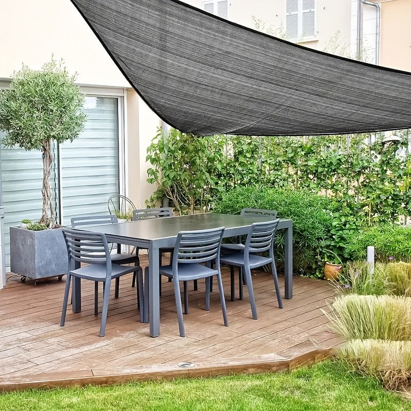 Rectangle Shade Sail Anti-UV Sun Shade Cloth – Wind Blocker Canopy for Patio, Pergola, Backyard, Lawn & Swimming Pool | 3 Sizes Available