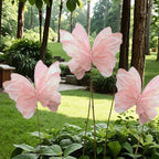 3D Butterfly Wall Decorations 3pcs Large 50cm Artificial Butterfly Party Decor for Baby Shower Wedding Birthday Home Bedroom Nursery Supplies – Set of 3