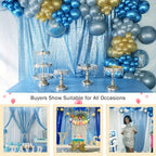 Sequin Curtain Backdrop Panels 24x84 Inches Set of 2 – Glitter Shimmer Party Backdrop for Weddings Birthdays Baby Showers Proms & Photo Booths, 31 Colors