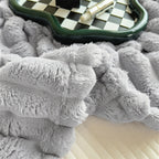 Soft Plush Throw Blanket – Thick Warm Fuzzy Cozy Blanket for Couch, Bed, Office & Travel | 4 Sizes, 4 Colors | Great for Gifts & Room Decor