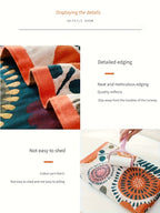 100% Cotton Bath Towel 31×63 Inch – Soft Quick-Dry Absorbent Towel, No Pilling No Shedding | Floral & Geometric Patterns | Perfect for Home & Beach
