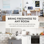 Automatic Spray Air Freshener Refill 8.45 oz, 1 or 4 Pack, 6 Scents Lavender Vanilla Cool Linen Ocean Magnolia Mixed Berries, Odor Eliminating Room Spray for Home Bathroom Car Office Closet