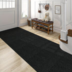 Non-Slip Striped Runner Mat – Self-Adhesive Trimmable Polyester Carpet for Hallway, Kitchen, Stairs, Garage & Patio | 5 Colors, 4 Sizes