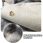 Thick Rabbit Plush Recliner Chair Cover – Soft Non-Slip Shaggy Sofa Slipcover