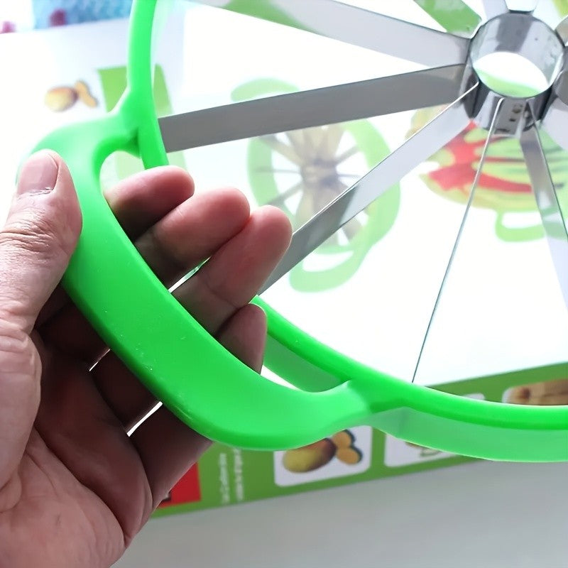 Watermelon Cutter Stainless Steel - Creative Reusable Fruit Separator Slicer Tool for Easy Cutting, Serving & Kitchen Prep